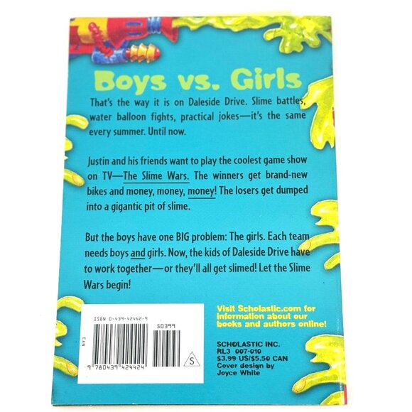 The Slime Wars, Paperback by Dadey, Debbie, Autographed / ISBN 0439424429 - Picture 2 of 8